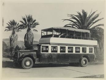 (TRANSPORTATION--BUSES AND TRUCKS) Approx. 105 photos depicting a variety of transportation methods, from tourist buses to trucks.